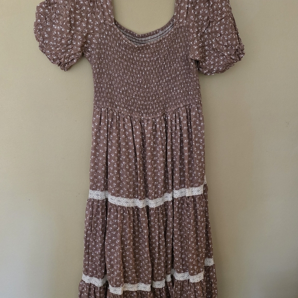 Neuflora Laurawood Dusty Rose Floral Dress - Picture 2 of 4